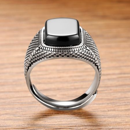 S925 sterling silver Gothic ring