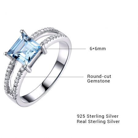 S925 sterling silver Gothic ring