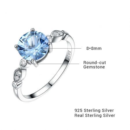 S925 sterling silver Gothic ring