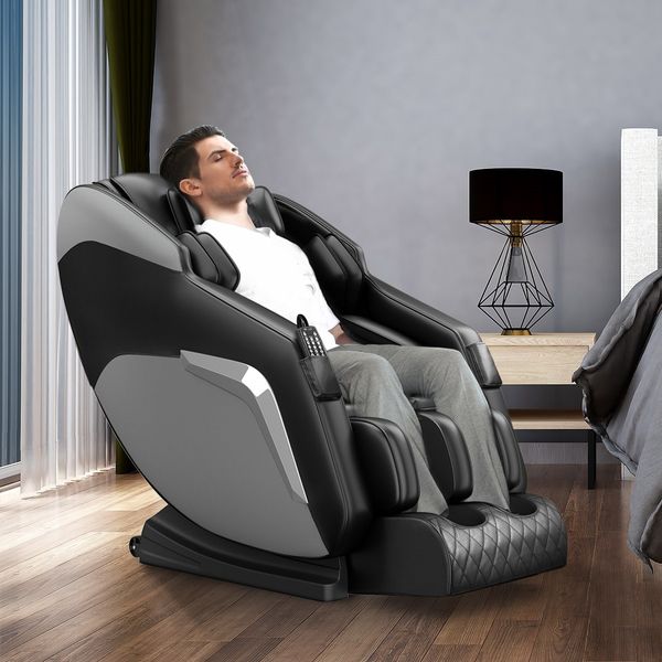 HOMASA Black Full body Massage Chair Zero Gravity Recliner