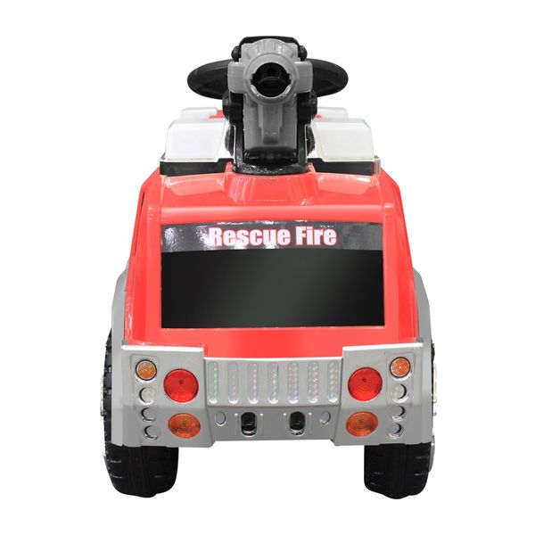 New 6V 4.5Ah Kids Ride on Electric Car Fire Fighting Truck w/ Bubble Gun 