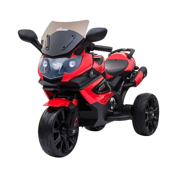 20W Pedal Activated Three Wheel Motorbike Ride on Toy for Kids 