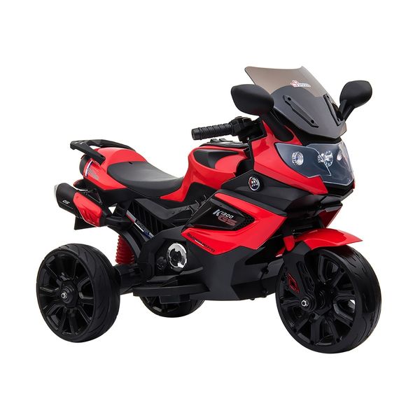 20W Pedal Activated Three Wheel Motorbike Ride on Toy for Kids 