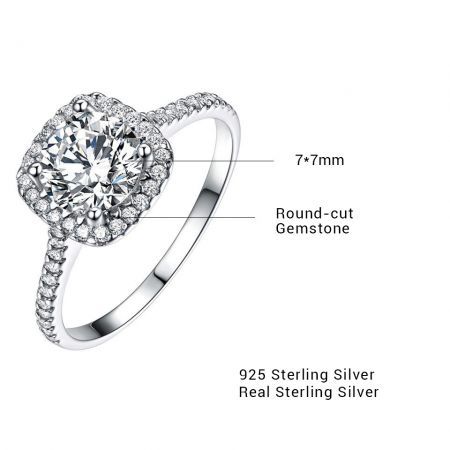 S925 sterling silver Gothic ring