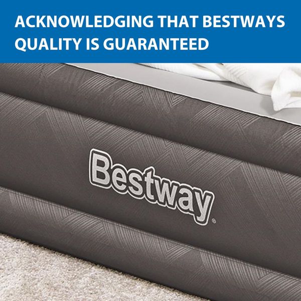 Bestway Queen Size Air Bed Inflatable Mattress with Built-in Pump