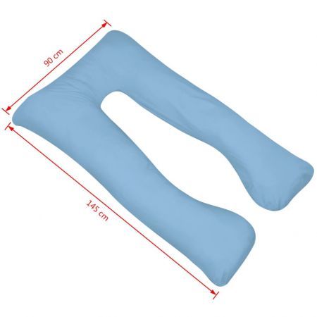 Pregnancy Pillow 90x145 cm Light Blue