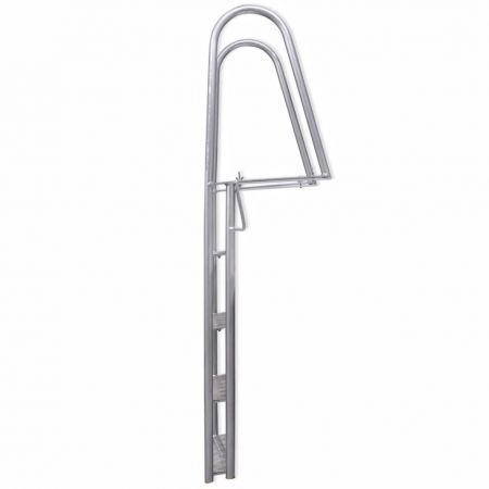 4-Step Dock/Pool Ladder Aluminium 167 cm