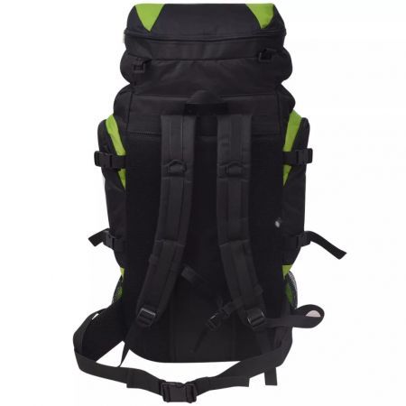 Hiking Backpack XXL 75 L Black and Green