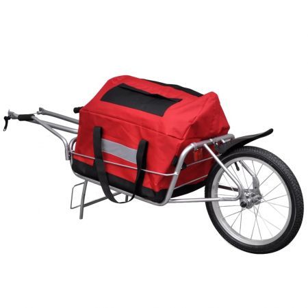 Bicycle Cargo Trailer One-wheel with Storage Bag