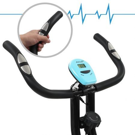 Folding Magnetic Exercise Bike Xbike 2.5 kg Black Blue