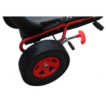 Red Pedal Go Kart with Adjustable Seat