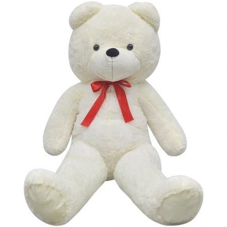 XXL Soft Plush Teddy Bear Toy White 175 cm