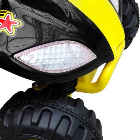 Kids Quad Bike Electric Yellow & Black