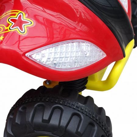 Kids Quad Bike Electric Red & Black