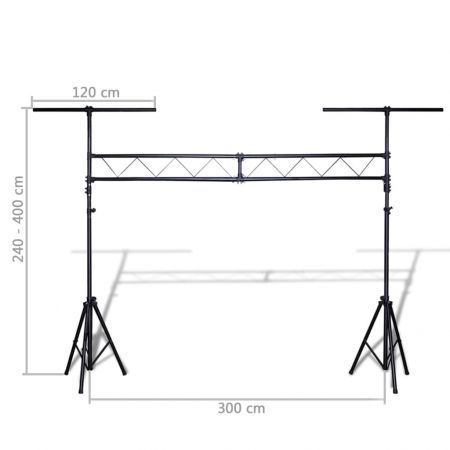 Portable Lighting Truss System with 2 Tripods 3 m