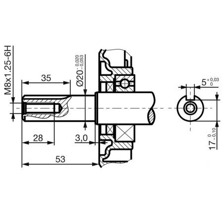 Petrol Engine 6.5 HP 4.8 kW Black