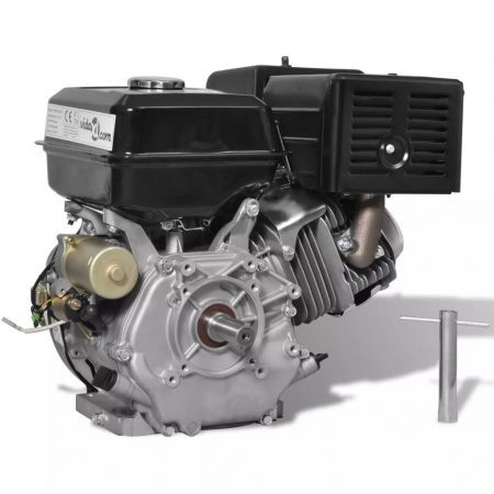 Petrol Engine 15 HP 9.6 kW Black