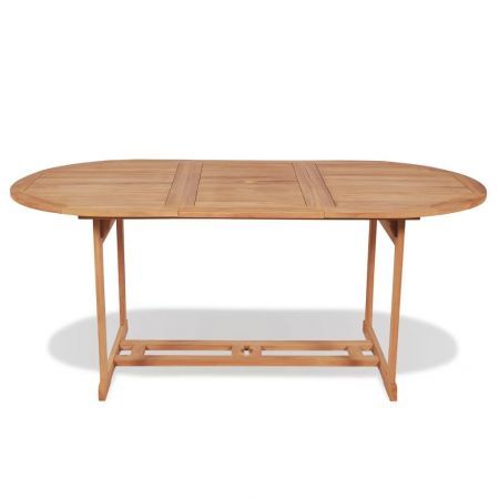 Outdoor Dining Table 180x90x75 cm Teak