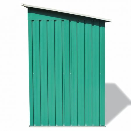 Garden Shed Green Metal