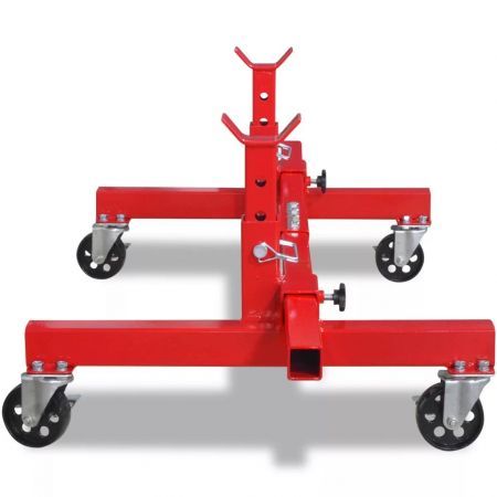 Mobile Axle Stand Red