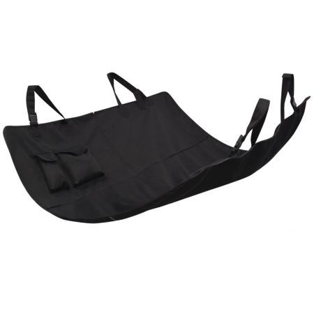 Pet Rear Car Seat Cover 148x142 cm Black