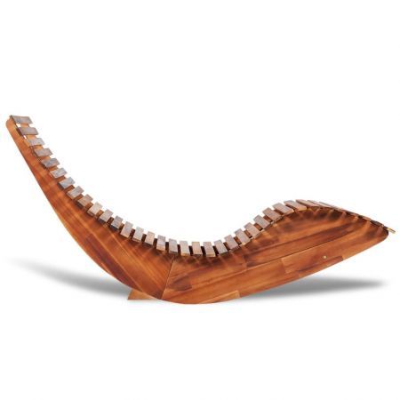 Rocking Sun Lounger Acacia Wood