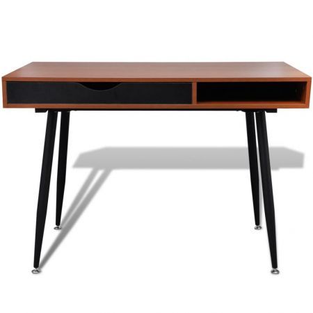 Brown Workstation Computer Desk Laptop Table