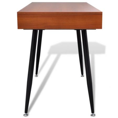 Brown Workstation Computer Desk Laptop Table