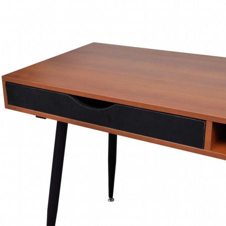 Brown Workstation Computer Desk Laptop Table