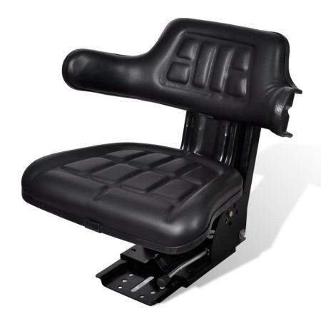 Tractor Seat with Suspension Black