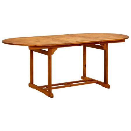 Garden Table 200x100x75 cm Solid Wood Acacia