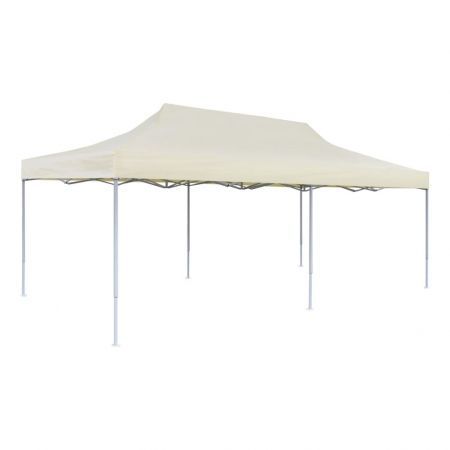 Foldable Pop-up Party Tent 3 x 6 m Cream