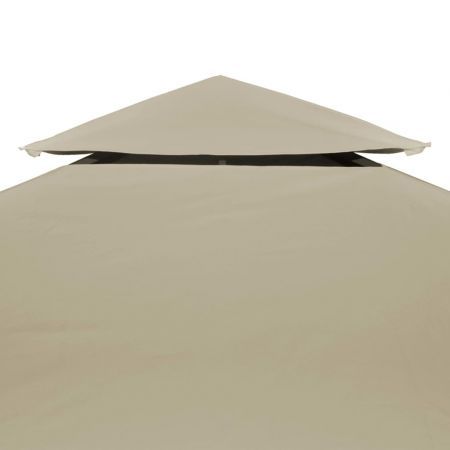 Water-proof Gazebo Cover Canopy Replacement 310 g / m² Beige 3 x 4 m