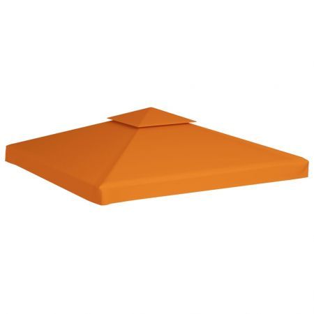 Water-proof Gazebo Cover Canopy 310 g/m² Orange 3 x 3 m