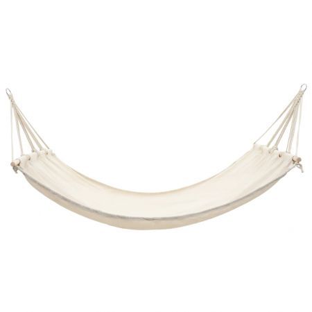 Hammock with Bar 210 x 150 cm Cream