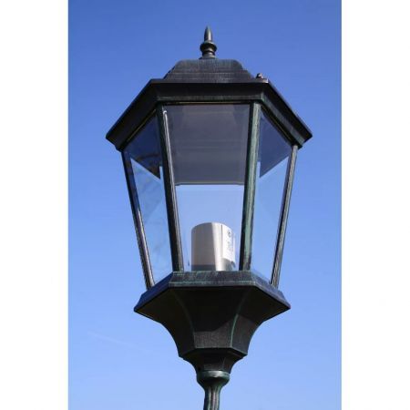 Brighton Garden Light Post 3-arms 230 cm Dark Green/Black