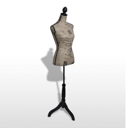 Ladies Bust Display Bust Brown Black Jute Female Mannequin Display