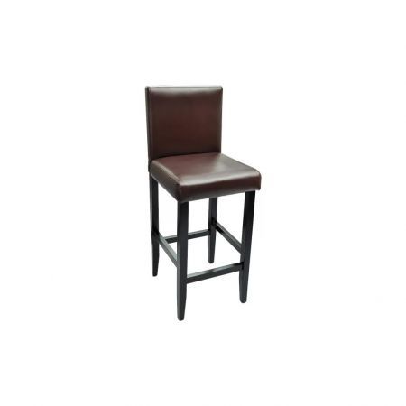 Bar Stools 2 pcs Artificial Leather Brown