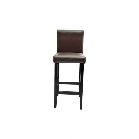 Bar Stools 2 pcs Artificial Leather Brown