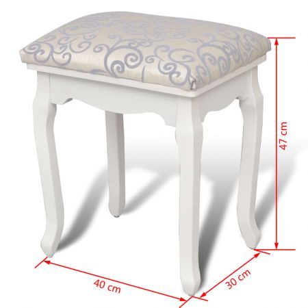 Dressing Stool Warm White