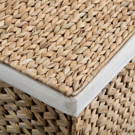 Laundry Basket 82x42.5x52.5 cm Water Hyacinth