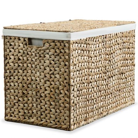 Laundry Basket 82x42.5x52.5 cm Water Hyacinth