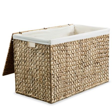 Laundry Basket 82x42.5x52.5 cm Water Hyacinth