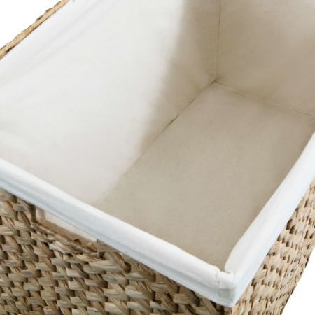 Laundry Basket 82x42.5x52.5 cm Water Hyacinth