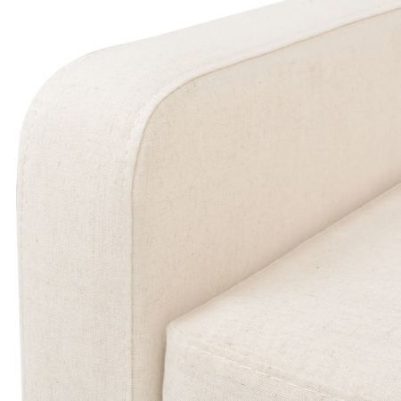 Armchair Fabric Cream White