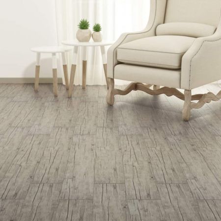 vidaXL Self-adhesive PVC Flooring Planks 5.02 square metre 2 mm Oak Washed