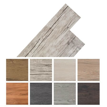 vidaXL Self-adhesive PVC Flooring Planks 5.02 square metre 2 mm Oak Washed