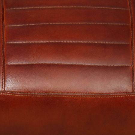 Lounge Chair Genuine Leather Brown