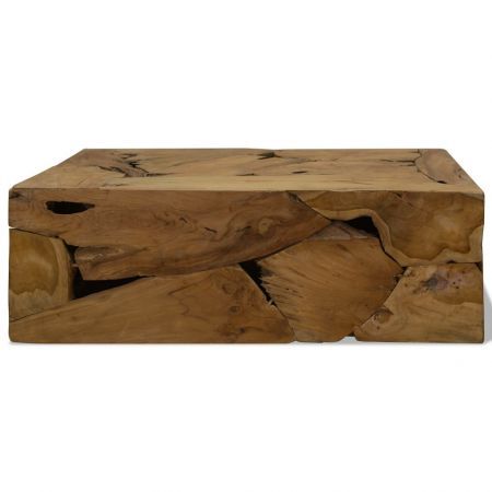 Coffee Table 90x50x35 cm Genuine Teak Brown