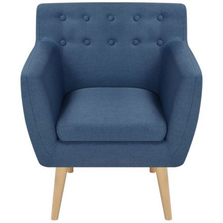 Armchair Fabric 67x59x77 cm Blue